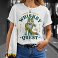 Join Me On A Whiskey Quest Cute Fox メンズ バーボンシャツ ギフト Tシャツ 彼女への贈り物