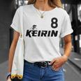 Keirin Pink Number 8 ピンクジャージ ナンバー8 レーシングリング Tシャツ 彼女への贈り物