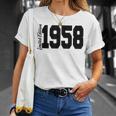 Limited Edition 1958年生まれ、68歳の誕生日 Tシャツ 彼女への贈り物