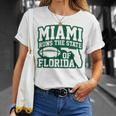 Miami Runs The State Of Florida Dade County 305 Pride T-Shirt Gifts for Her