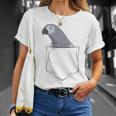 Oiseau Gris Du Gabon Dans Leac T-Shirt Cadeaux pour elle