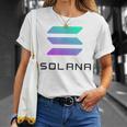 Solコインcryptocurrency 30ソラナ・テクノロジーolana Tシャツ 彼女への贈り物