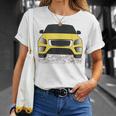 Voiture Jaune –Oyage En Routeoyage Automobile Et Amateur Deoiture T-Shirt Cadeaux pour elle