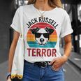 ジャック・ラッセル・テラー・テリア ファニー パーソンズ 犬 Tシャツ 彼女への贈り物
