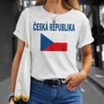 チェコ国旗 チェコ国旗 チェコ国旗 チェコlajka Ceske メンズ レディース Tシャツ 彼女への贈り物