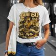 還暦 祝い 60歳 1966 丙午 火の馬 和風 和柄 馬 波 炎 記念 Tシャツ 彼女への贈り物