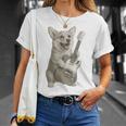 面白いtシャツ コーギー ギター イヌ メンズ 犬好き グッズ かわいい おもしろ 面白い 服 ネタ Tシャツ 彼女への贈り物