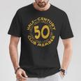50歳の誕生日パーティー記念tシャツ、ハーフセンチュリークラブ Tシャツ 面白い贈り物