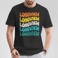 70S Longview 70年代のロングビュー 長袖tシャツ Tシャツ 面白い贈り物
