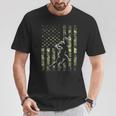 American Football Player Camo US Flag Men Boy Kids T-Shirt Unique Gifts