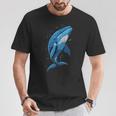 Baleine Bleue Baleines Chant Des Baleines Plongeur Baleine T-Shirt Cadeaux drôles