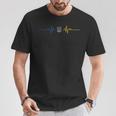 Bandera De Ucrania Tridente Ucraniano Estoy Con Ucrania Camiseta unisex Regalos divertidos