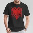 Bandera Nacional Albania Águila Albana Tirana Camiseta unisex Regalos divertidos