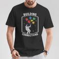 Building Connection Astronaut Autism Tシャツ 面白い贈り物
