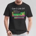 Can I Lick It 周期表 Tシャツ 面白い贈り物