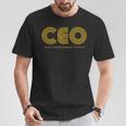 Ceo チーフエンターテインメントオフィサー Tシャツ 面白い贈り物