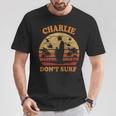 Charlie Does Noturf In The Militaryietnam War Tシャツ 面白い贈り物