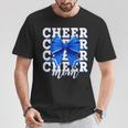 Cheer Mom Blue Bow Cheerleader Competition Game Day T-Shirt Personalized Gifts Cheer Mom Blue Bow Cheerleader Competition Game Day T-Shirt Personalized Gifts