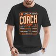 Coach Definition コーチtシャツ 男性用 面白いコーチ 長袖tシャツ Tシャツ 面白い贈り物