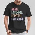Copine Humour Cadeau Personnalisé Prénom Anaïs T-Shirt Cadeaux drôles