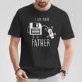 Cute & Usb Floppy Disk I Am Your Father Pun Tシャツ 面白い贈り物