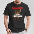 Danger I'm A Big Hugger 面白い危険な熊のハギング Tシャツ 面白い贈り物