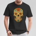Dia De Los Muertos Crâne Enucre T-Shirt Cadeaux drôles