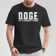 DOGE 政府効率省 Doge 長袖tシャツ Tシャツ 面白い贈り物
