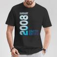 Edición Limitada 2008 Enero 2008 Camiseta unisex Regalos divertidos
