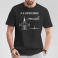 F2 日本戦闘機 Tシャツ 面白い贈り物