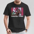 Forever Young Horse、競馬、デルマール、サンタアニタ Tシャツ 面白い贈り物