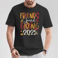 Friends Squad Giving 2025 Autumn Fall Thankful Thanksgiving T-Shirt Unique Gifts