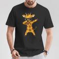 Giraffe Boys Animal Print Giraffe Print Tシャツ 面白い贈り物