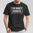 I'm Mom's Favorite For Birthday Anniversary T-Shirt Personalized Gifts