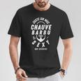 Homme Chauve Barbu Etexy Humour Homme Calvitie T-Shirt Cadeaux drôles