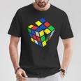 Impossible Rubik Rubix キューブポケット レトロ ゲームボーイ Tシャツ 面白い贈り物