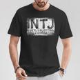 Intj パーソナリティタイプ 内向的 Intj Tシャツ 面白い贈り物