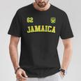 Jamaica 62 2024 年独立記念日ジャマイカ国旗ジャージ 長袖tシャツ Tシャツ 面白い贈り物