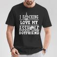 L Funking Love My Asshole Boyfriend T-Shirt Personalized Gifts