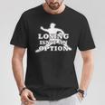 Losing Isn't An Option 長袖tシャツ Tシャツ 面白い贈り物