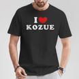 I Love Kozue 私は愛する Kozue Tシャツ 面白い贈り物