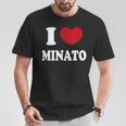 I Love Minato ミナトが大好きです Tシャツ 面白い贈り物