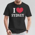 I Loveydney シドニーが大好き Tシャツ 面白い贈り物