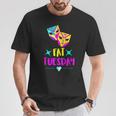 Martes Gordo Máscara Camisa Mardi Gras Para Hombre Camisa Mardi Gras Máscara Mardi Gras Camiseta unisex Regalos divertidos