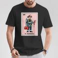 Mexican Fireman Firefighter El Bombero Mexican Bingo Card T-Shirt Personalized Gifts