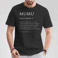 Mumu Definition おばあちゃん母の日パーティー Tシャツ 面白い贈り物