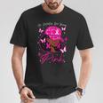 In October We Wear Pink Breast Cancer Awareness Black Women T-Shirt Unique Gifts