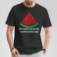 Palestina Caligrafíaandíaolidaridad Palestina Camiseta unisex Regalos divertidos