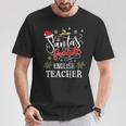 Père Noël Amusant Pour Professeur Anglais T-Shirt Cadeaux drôles