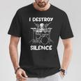 Poulpe Jouant De La Batterie Drumming Band Musique Musicien T-Shirt Cadeaux drôles